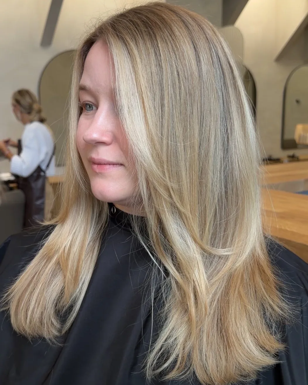 Bright, blended blonde highlights by Blonde Culture