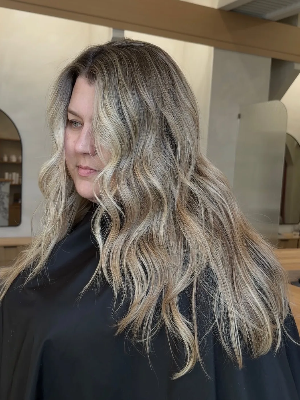 Lived-in blonde blend