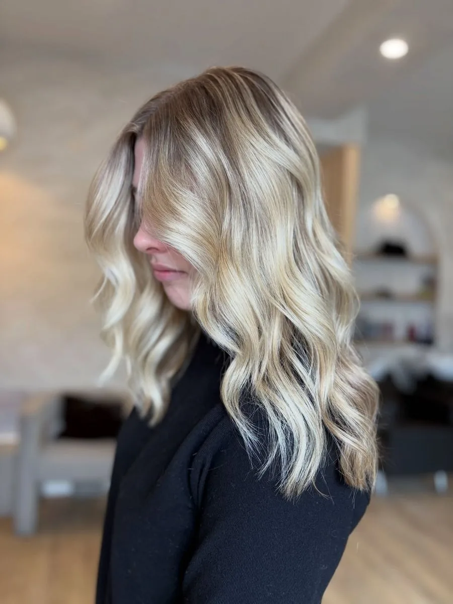 Blonde brightened for warmer weather, by Carly